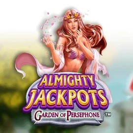 Official Jackpots logo: Almighty Jackpots: Garden of Persephone by Novomatic at iDEAL Casino