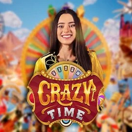 Crazy Time slot icon by Evolution, available at iDEAL Casino