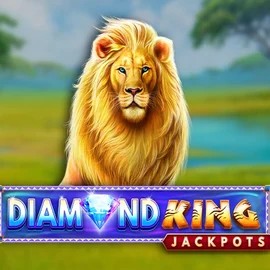 Diamond King Jackpots by SpinPlay Games, showcased at idealcasino.ch – game logo