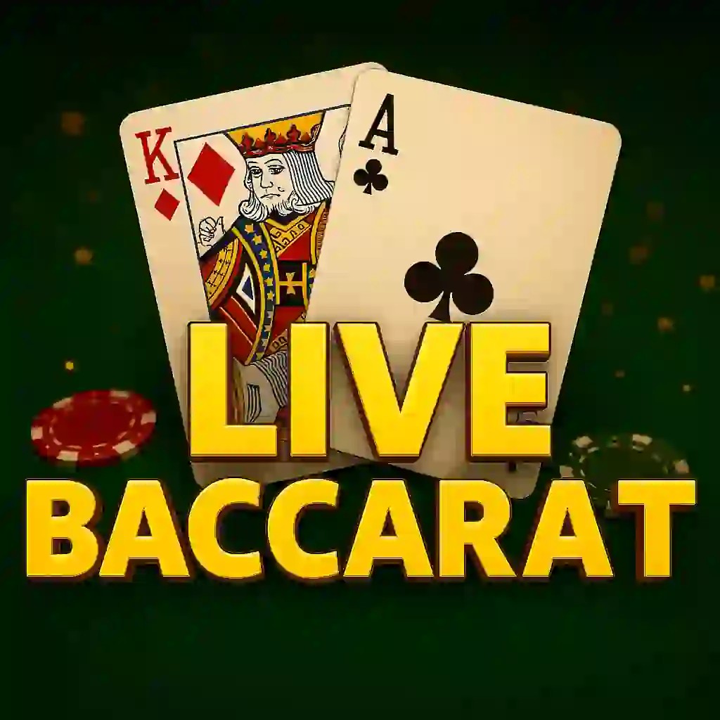 Live Baccarat game by Evolution – logo hosted on iDEAL Casino