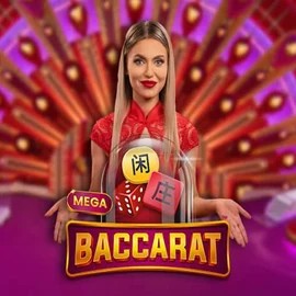 Live Casino logo of Mega Baccarat from Pragmatic Play at iDEAL Casino