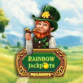 Rainbow Jackpots Megaways logo by Red Tiger Gaming at iDEAL Casino